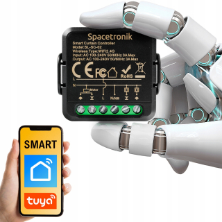 Smart home ovládač - Spacetronik SL WiFi prepínač